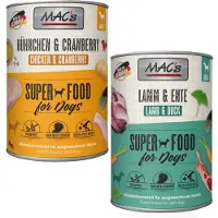 Mac'S 24x400g Adult agneau & canard nourriture pour chien humide