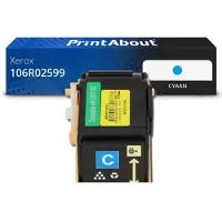 PrintAbout Toner compatible pour Xerox 106R02599 - Cyan