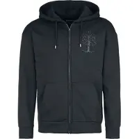 Le Seigneur Des Anneaux Sweat-shirt zippé à capuche de - S - 3XL - pour Homme - noir - Taille S