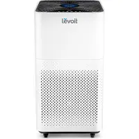 Levoit Purificateur d'air Tower True HEPA LV-H135-RWH, Purificateur d'air, Noir, Blanc