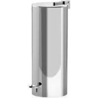 DECOR WALTHER Poubelle à Pédale Decor Walther Avec Corbeille Intérieure Chrome