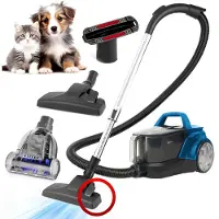 AG AG3200 Aspirateur sans sac - Aspirateurs - Sans sac - Convient aux poils d'animaux - 900W - Forte aspiration - Bleu