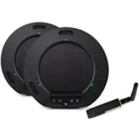 Laia T-POD Dual - Paire de MICROPHONES sans fil OVERHEAD/WiFi CONNECTION Via USB/E-S Audio/Medium ou Grandes salles de réunion/Chargers Inclus (TPD)