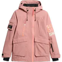 Superdry pour femme. WS110165A Ski Ultimate Rescue Jacket rose (S), Casuel, Polister recyclé, Durable