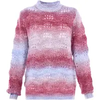 Sidona Pull-over bleu / rose / bordeaux
