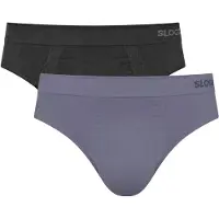 Sloggi Slip 'GO' bleu fumé / noir