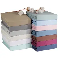 DoubleDry Drap-housse - Flanelle - 90 x 200 cm - Blanc