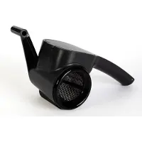 Microplane rotierende Reibe 21,3 cm, Râpe, Noir
