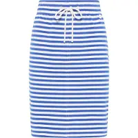 Dreimaster Maritim Jupe bleu / blanc