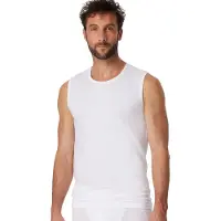Schiesser Maillot de corps blanc