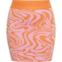 Mymo Jupe orange / rose ancienne