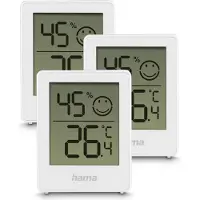 Hama Thermomètre Et Hygromètre Cres 3 Unités