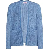 Mymo Cardigan 'Blonda' bleu fumé