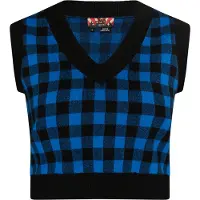 Mymo Pull-over bleu / noir