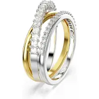 Swarovski Hyperbola Ring Verschiedene Schliffe Weiss Metallmix