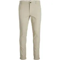 Jack & Jones Pantalon chino 'JJMarco' crème / noir