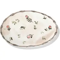 Serax Midnight Flowers Assiette Ovale °2 L | Mirtillo Nude