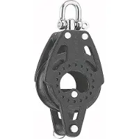 Harken Carbo Pulley With 57 Mm Shackle Noir
