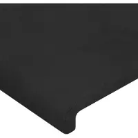 vidaXL Têtes de lit 2 pcs. noir 80x5x78/88 cm velours