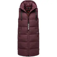 NAVAHOO Gilet bordeaux / blanc