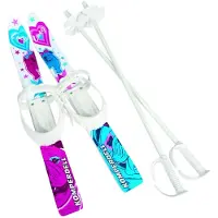 Komperdell Kids Ski Girls Junior Alpine Skis Bleu,Rose 60 Fille