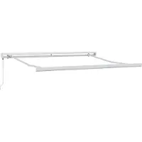 vidaXL Store extensible rouge et noir 350 x 250 cm