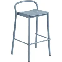 Muuto Linear Steel Counter Bar Stool Pale Blue | 75 cm