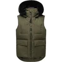 NAVAHOO Gilet 'Zimthäschen XIV' olive
