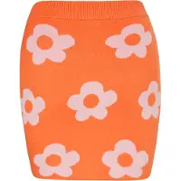 Mymo Jupe gris clair / orange
