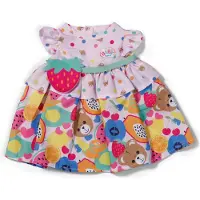 Baby Born , robe à motifs de fruits avec sac à main en forme de fraise - 43 cm