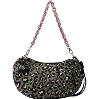 Mymo Sac bandoulière vert / rose / noir
