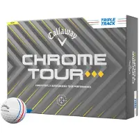 Callaway Chrome Tour Triple Diamond White Triple Track Balles de golf
