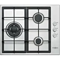 Vitrokitchen Table De Cuisson à Gaz En636lin 60 Cm 3 Feux
