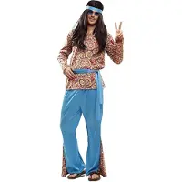 My Other Me Fun Company Psychedelic Hippie Costume Multicolore 2XL Enfants