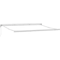 vidaXL Store coulissant orange et marron 450 x 300 x 165 cm