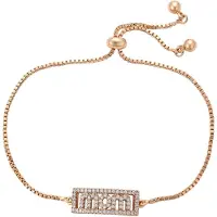 Faina Bracelet or / transparent