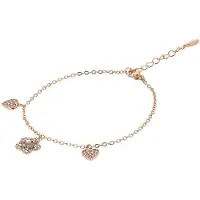 Faina Bracelet or / transparent