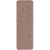 vidaXL Tapis Antidérapants pour Escaliers 15 pcs Marron clair