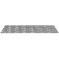 vidaXL Escalier Escalier à angle droit 4 pcs Argent 70 x 40 cm Aluminium