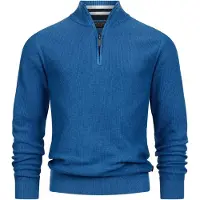 INDICODE JEANS Pull-over ' Bull ' bleu