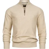 INDICODE JEANS Pull-over ' Bull ' beige