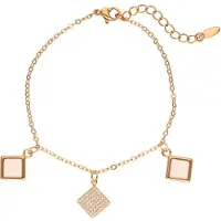 Gaya Bracelet beige clair / or