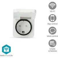 Nedis Prise Intelligente Wifipo130fwt