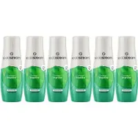 SodaStream Concentrés - Paquet de 6 concentrés de menthe sans sucre - Donne jusqu'à 54 l de boissons - 440 ml