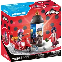 Playmobil geobra Brandstätter Stiftung & Co.K Miraculous : Balade en trottinette à Paris
