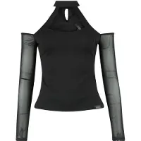 Killstar T-shirt manches longues Gothic de - Only Consolation Long Sleeve Top - XS - 4XL - pour Femme - noir - Taille M
