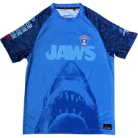 JAWS Jersey de - Amity Island - 75 - Maillot de Foot - S - XXL - pour Homme - multicolore - Taille XXL