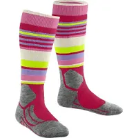 Falke - Chaussettes de ski - SK2 Intermediate K Rose en Laine - Taille Enfant 35-38