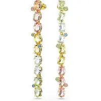 Swarovski Boucles d'oreilles 'Gema' or / vert clair / pitaya / transparent