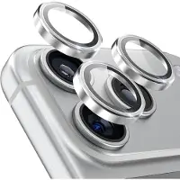 BlueO - Sapphire Crystal Original Lens Glass - iPhone 17 Pro / iPhone 17 Pro Max - Silver (Apple iPhone 17 Pro, Apple iPhone 17 Pro Max), Téléphone portable : film de protection, Argent